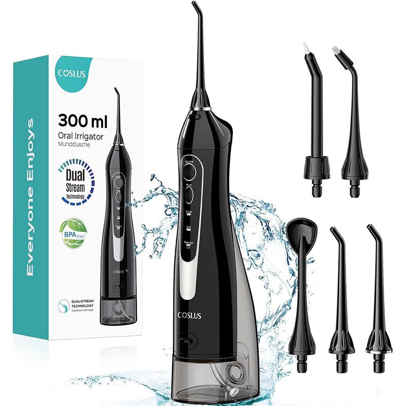 Oral Irrigator Flosser - Irrigador Bucal Portátil Inalámbrico con Turbina,