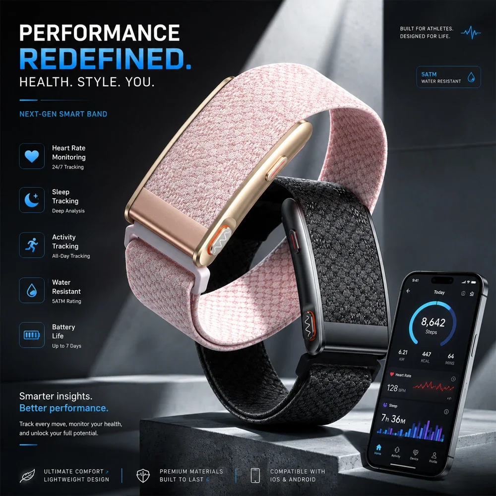 Health Wellness Activities - Nuevo Reloj Inteligente sin Pantalla para