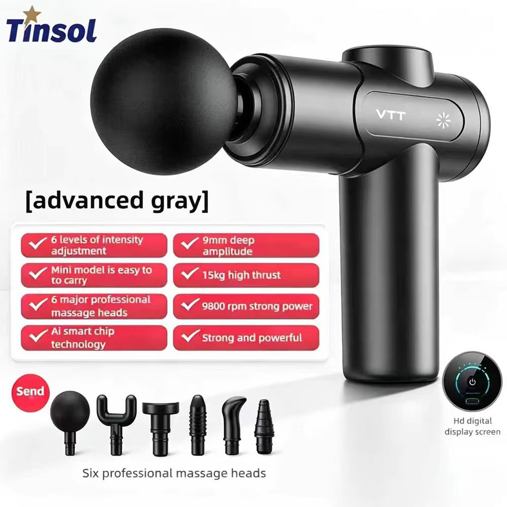 Massage Gun Deep Tissue - Pistola de Masaje Fascial Eléctrica TINSOL,