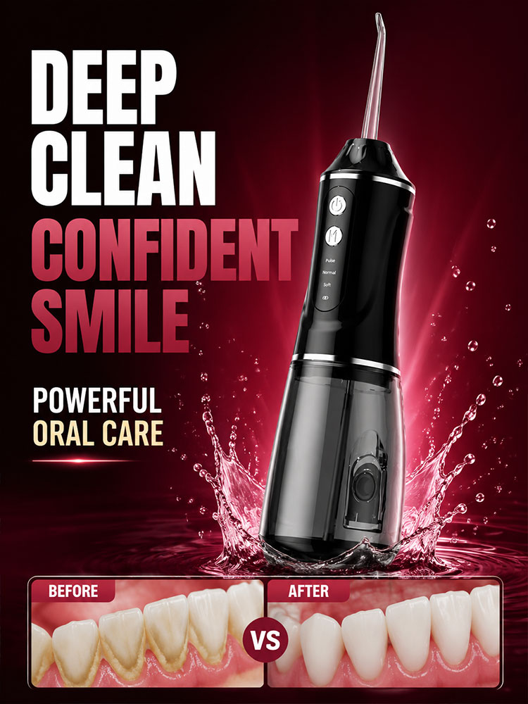 Oral Irrigator Flosser - Irrigador Bucal Portátil con 3 Modos