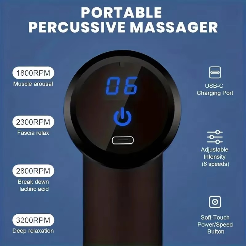 Pistola de Masaje Portátil Neg - Massage Gun Deep Tissue reseña y precio