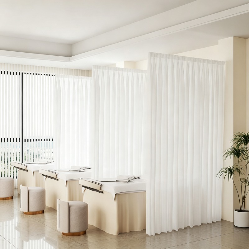 Cortina de Privacidad Curva en - Health Within Wellness Center reseña y precio
