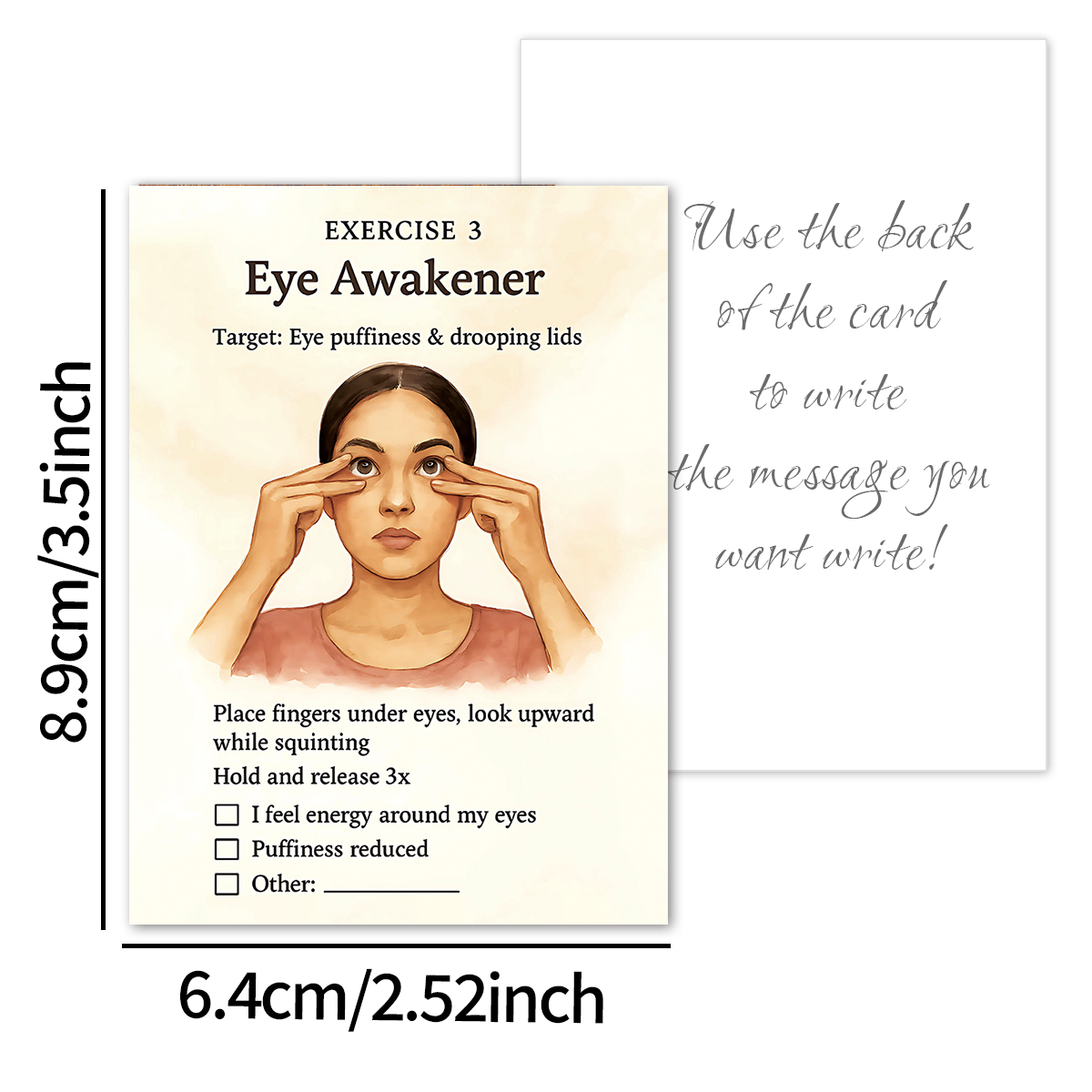 Tarjetas de Yoga con cara radi - Health Wellness Yoga reseña y precio