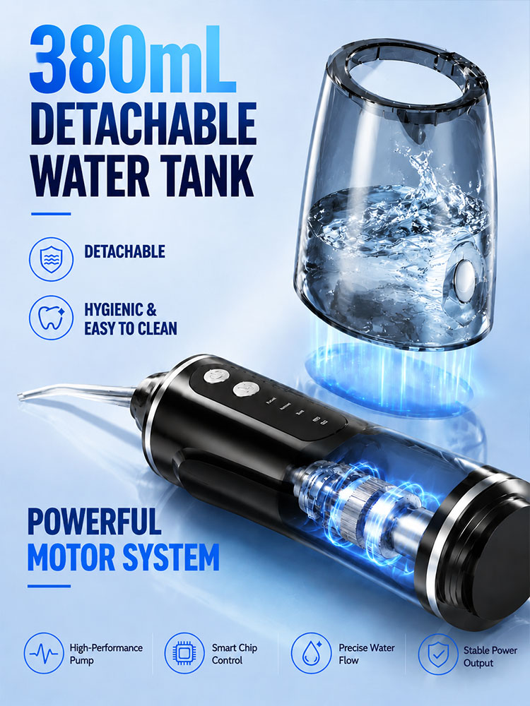 Irrigador Bucal Portátil con 3 - Oral Irrigator Flosser reseña y precio