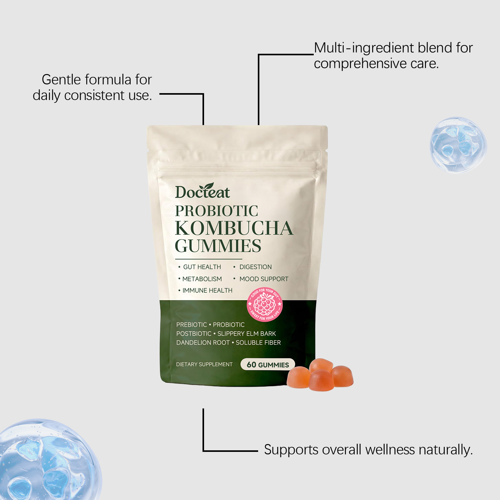 Gomitas Probióticas para Adult - Health And Wellness Promotion reseña y precio