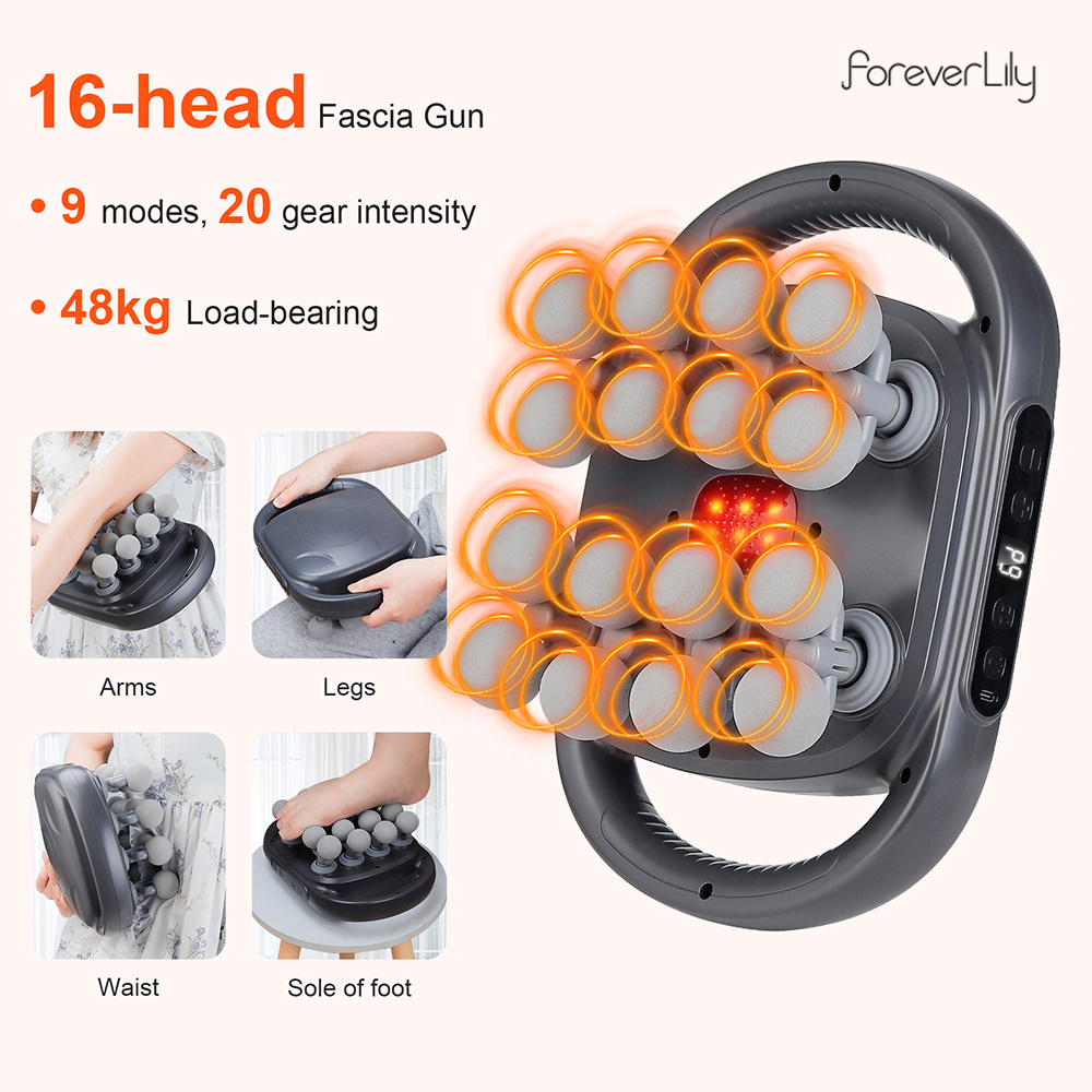 Pistola de Fascia de 16 cabeza - Massage Gun Deep Tissue reseña y precio
